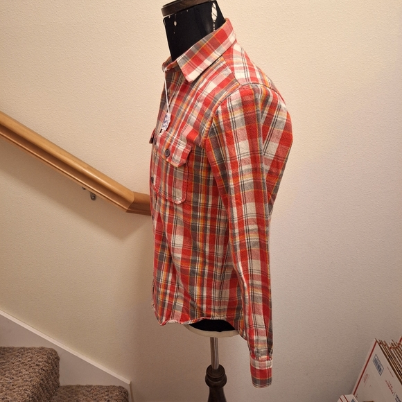 Vintage stussy flannel long sleeve button up shirt Small - Picture 5 of 7